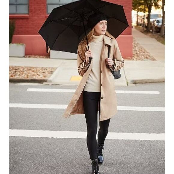 NWOT New Spanx Black The Perfect Black Pant Ankle Backseam Skinny Leggings Small - Picture 2 of 14